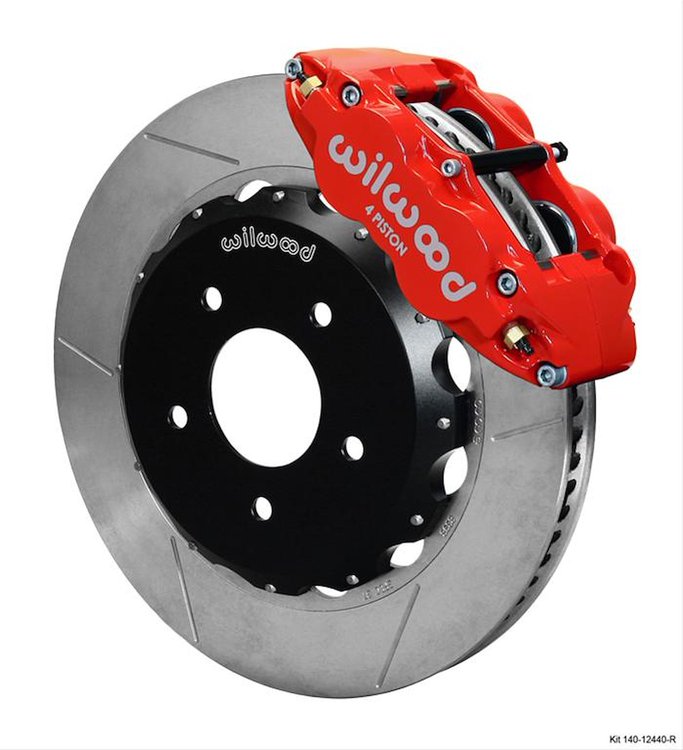 Forged Narrow Superlite 4R Big Brake Front Brake Kit 2007-2015 Jeep Wrangler