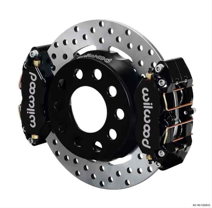 Rear Dual Caliper Dynapro Dynamic Drag Brake Kit Rear End Axle: Olds/Pontiac