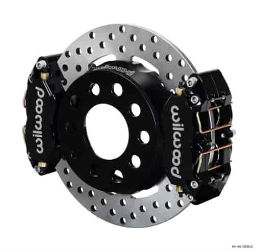 Rear Dual Caliper Dynapro Dynamic Drag Brake Kit Rear End Axle: Olds/Pontiac