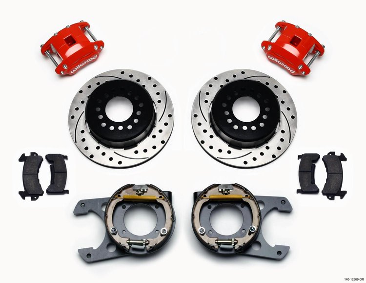 D154 Rear Parking Brake Kit 1963-87 Chevy/GMC Blazer/Pickup/Suburban/Van
