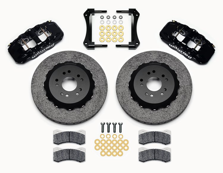 AERO6 Dynamic Front Kit 14.00 C/SiC Rotor Black