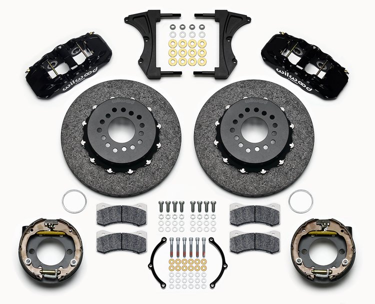 AERO4 Dynamic Rear P-Brk Kit 14.00 C/SiC Black