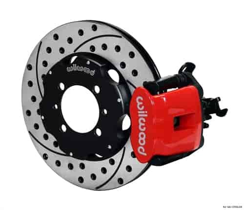 Combination Parking Brake Caliper Rear Brake Kit 2012-2015 Fiat 500