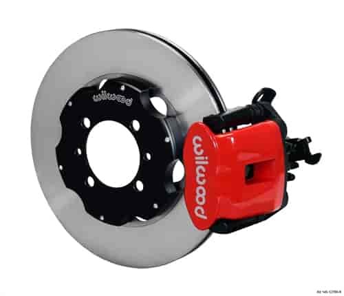 Combination Parking Brake Caliper Rear Brake Kit 2012-2015 Fiat 500