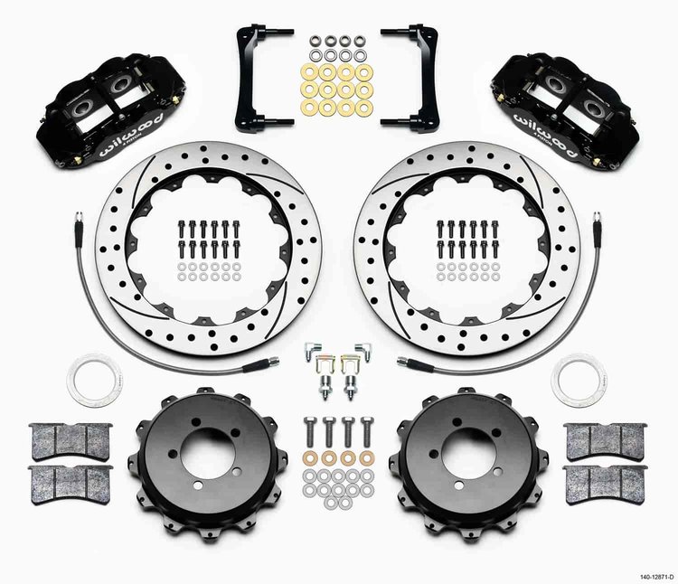 Forged Narrow Superlite 4R Big Brake Rear Brake Kit For OE Parking Brake