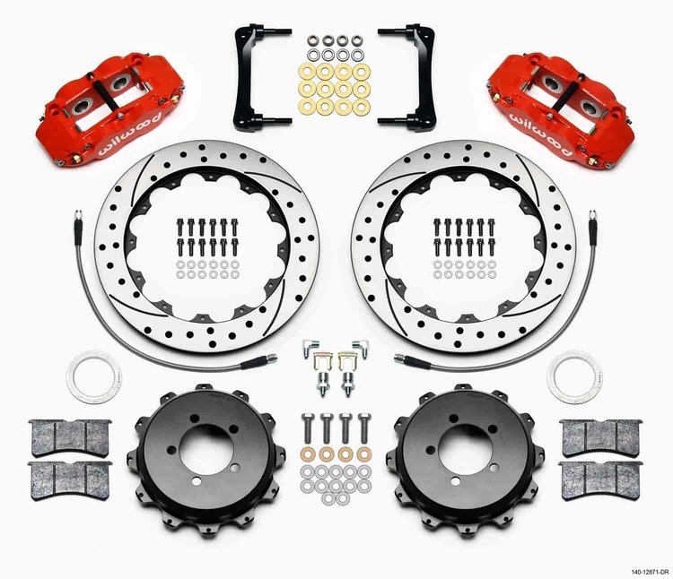 Forged Narrow Superlite 4R Big Brake Rear Brake Kit For OE Parking Brake