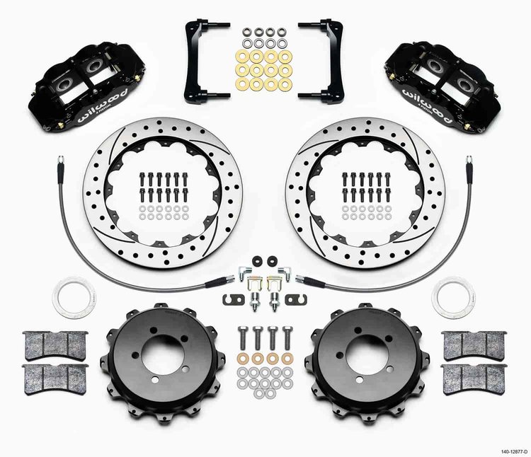 Forged Narrow Superlite 4R Big Brake Rear Brake Kit For OE Parking Brake