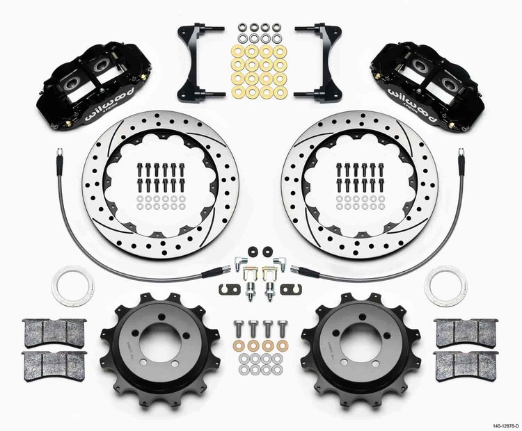 Forged Narrow Superlite 4R Big Brake Rear Brake Kit For OE Parking Brake
