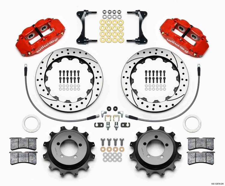 Forged Narrow Superlite 4R Big Brake Rear Brake Kit For OE Parking Brake