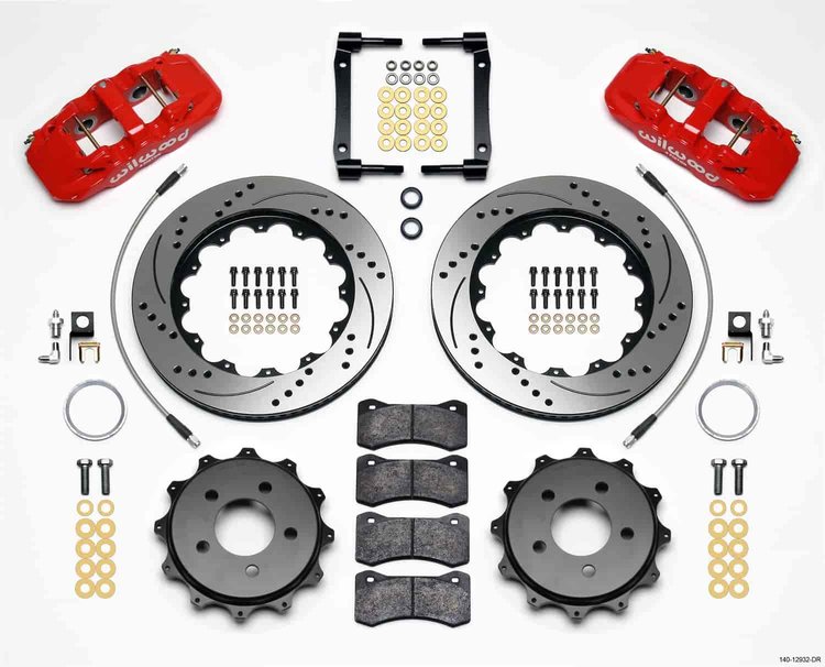 AERO4 Big Brake Rear Brake Kit for OE Parking Brake 2008-2009 Pontiac G8