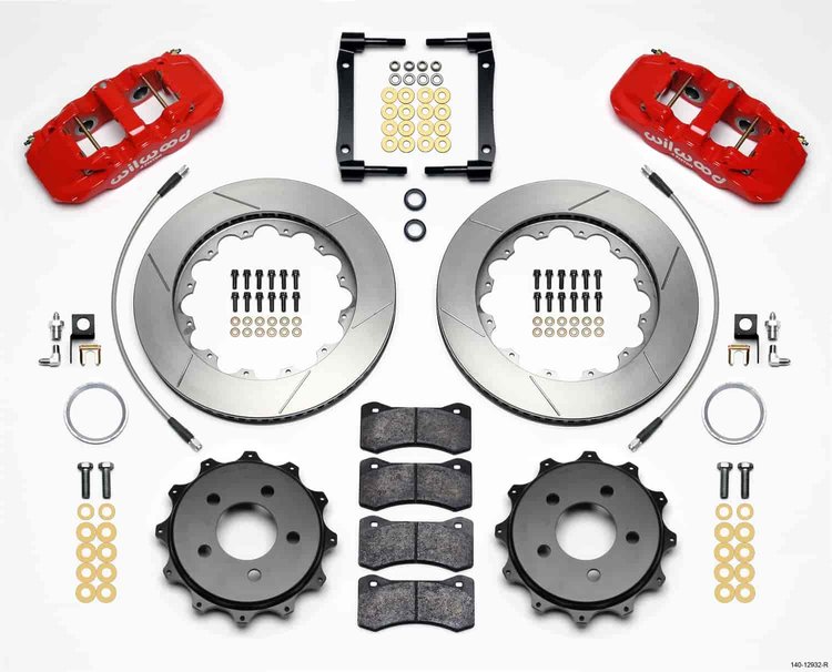 AERO4 Big Brake Rear Brake Kit for OE Parking Brake 2008-2009 Pontiac G8