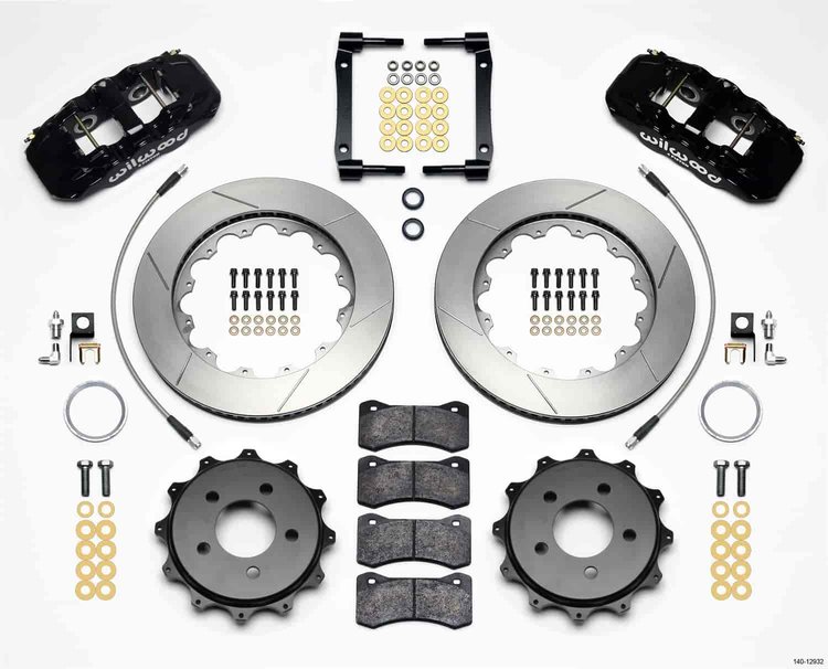 AERO4 Big Brake Rear Brake Kit for OE Parking Brake 2008-2009 Pontiac G8