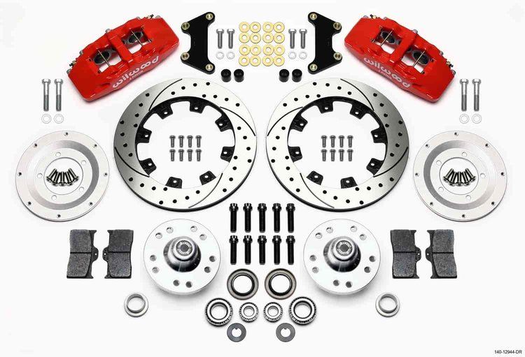 FDL Front Kit Drld/Red