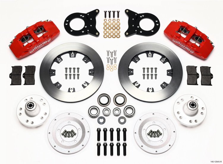 DynaPro 6 Big Brake Front Hub Kit 1970-1974 Ford/Mercury Vehicles