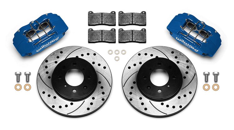 140-12996-DCB Forged DPHA Front Caliper and Rotor Kit