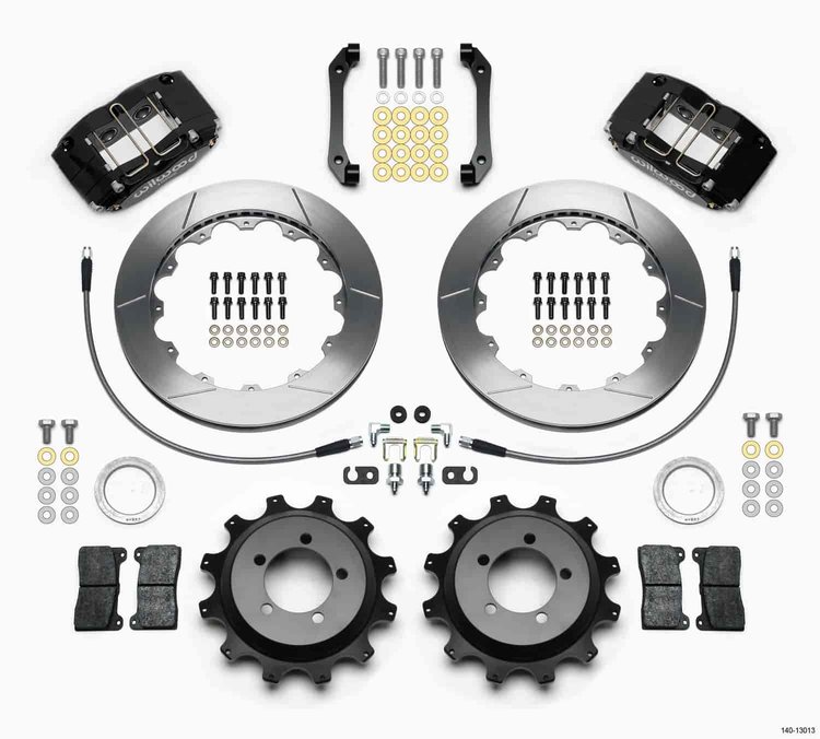 Dynapro Radial Rear Brake Kit For OE Parking Brake 2006-2007 Impreza WRX