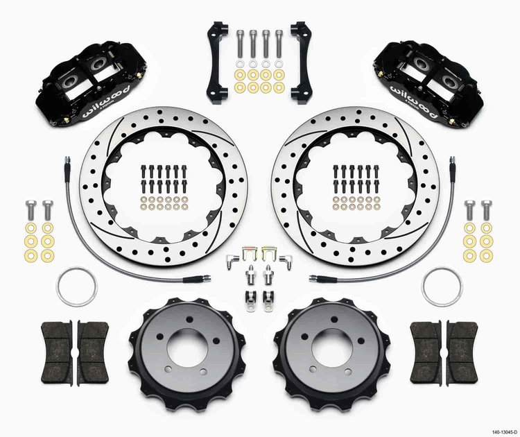 Forged Narrow Superlite 4R Big Brake Rear Brake Kit For OE Parking Brake