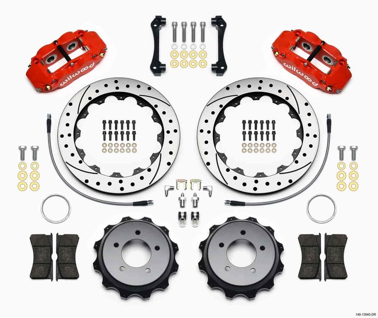 Forged Narrow Superlite 4R Big Brake Rear Brake Kit For OE Parking Brake