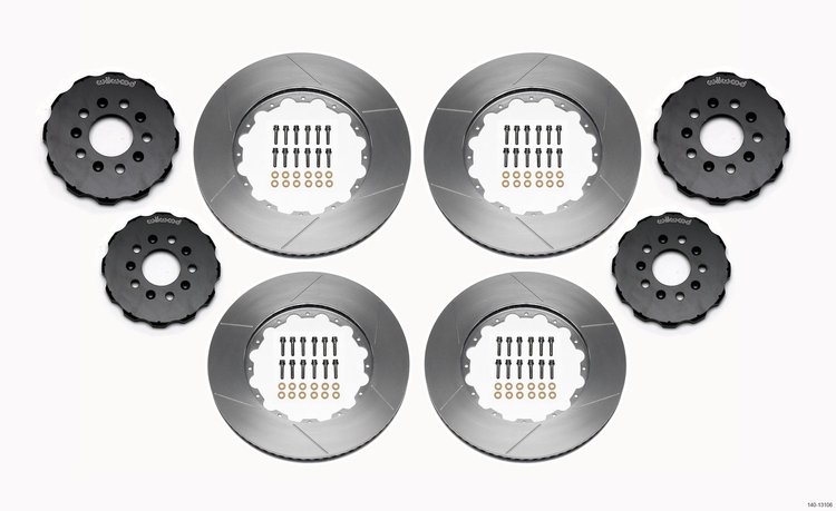 Front & Rear Brake Rotor Upgrade Kit 2005-2013 Aston Martin DB9R/V8 Vantage