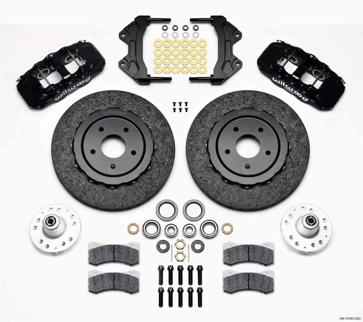 AERO6 Dynamic Front Kit 14.00 C/SiC Rotor Black