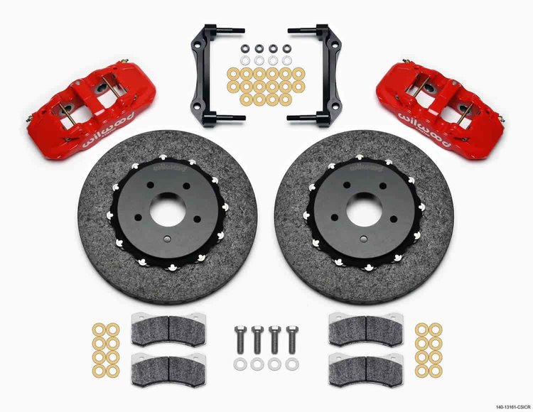 AERO4 Dynamic Rear P-Brk Kit 14.00 C/SiC Red