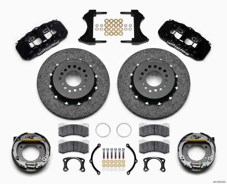 AERO4 Dynamic Rear P-Brk Kit 14.00 C/SiC Black