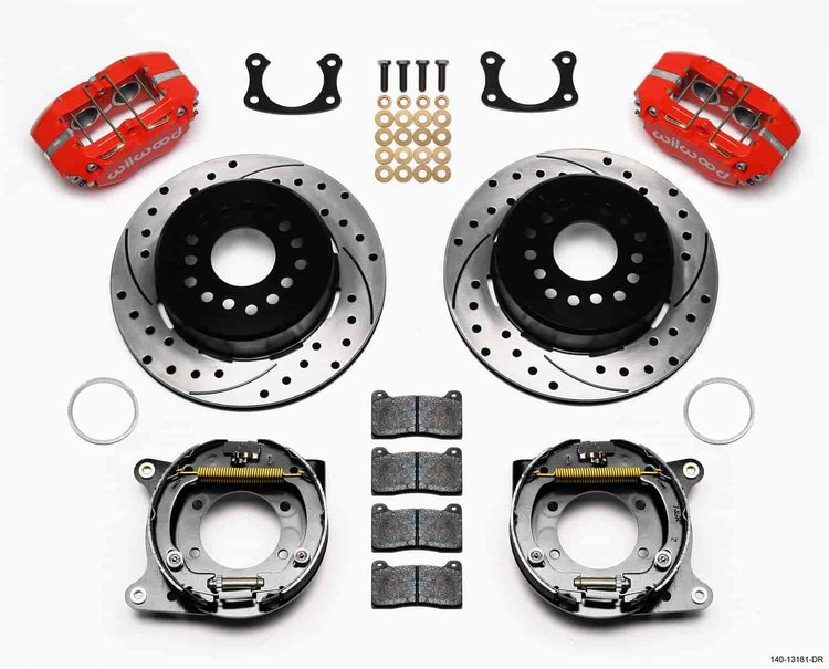 Dynapro Rear Parking Brake Kit Rear End Axle: Big Ford New Style
