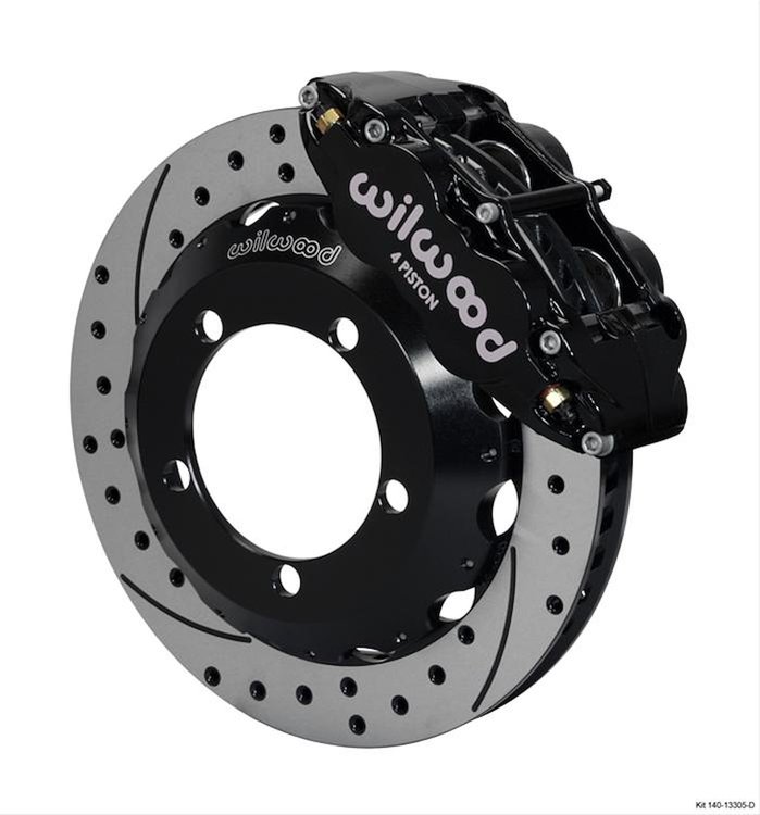 Forged Narrow Superlite 4R Big Brake Front Brake Kit 1976-1977 Ford Bronco
