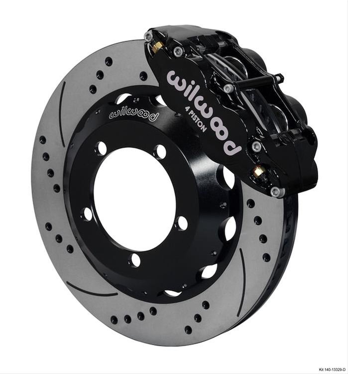 Forged Narrow Superlite 4R Big Brake Front Brake Kit 1966-1975 Ford Vehicles