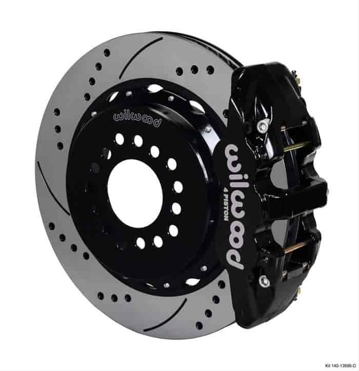 AERO4 Big Brake Rear Brake Kit for OE Parking Brake 2005-2014 Ford Mustang