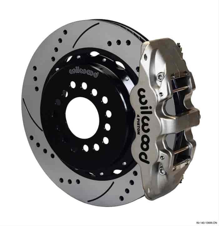 AERO4 Big Brake Rear Brake Kit for OE Parking Brake 2005-2014 Ford Mustang