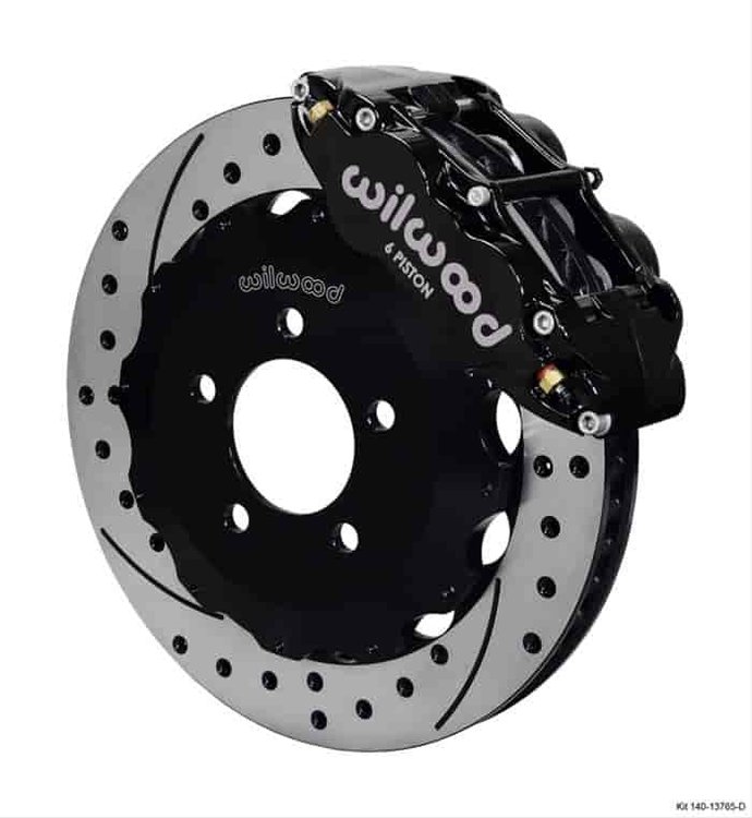 Forged Narrow Superlite 6R Big Brake Kit 1964-1970 Ford Mustang w/ Detroit Speed Suspension