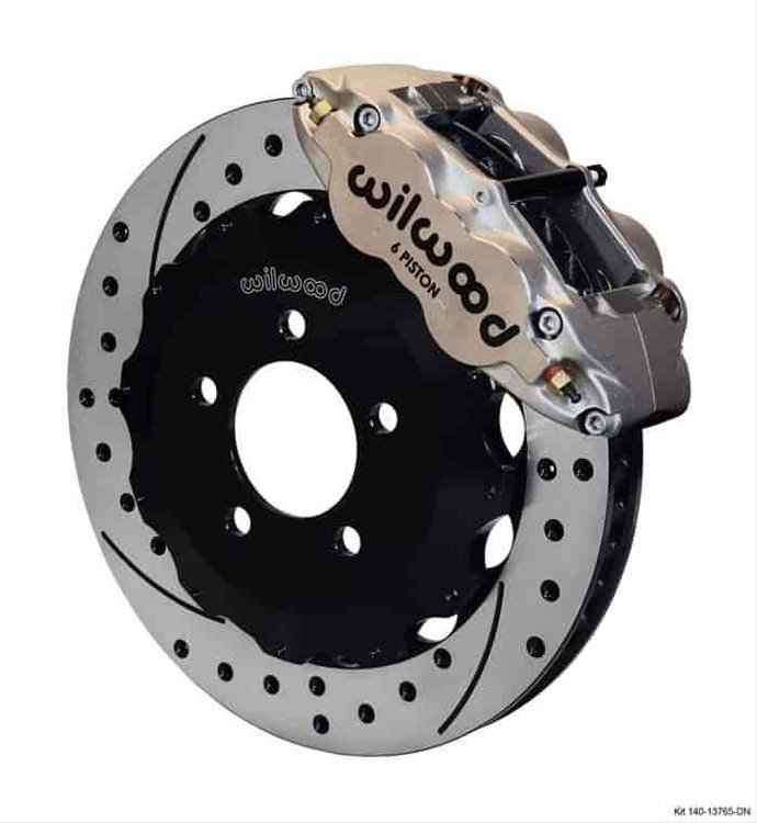 Forged Narrow Superlite 6R Big Brake Kit 1964-1970 Ford Mustang w/ Detroit Speed Suspension