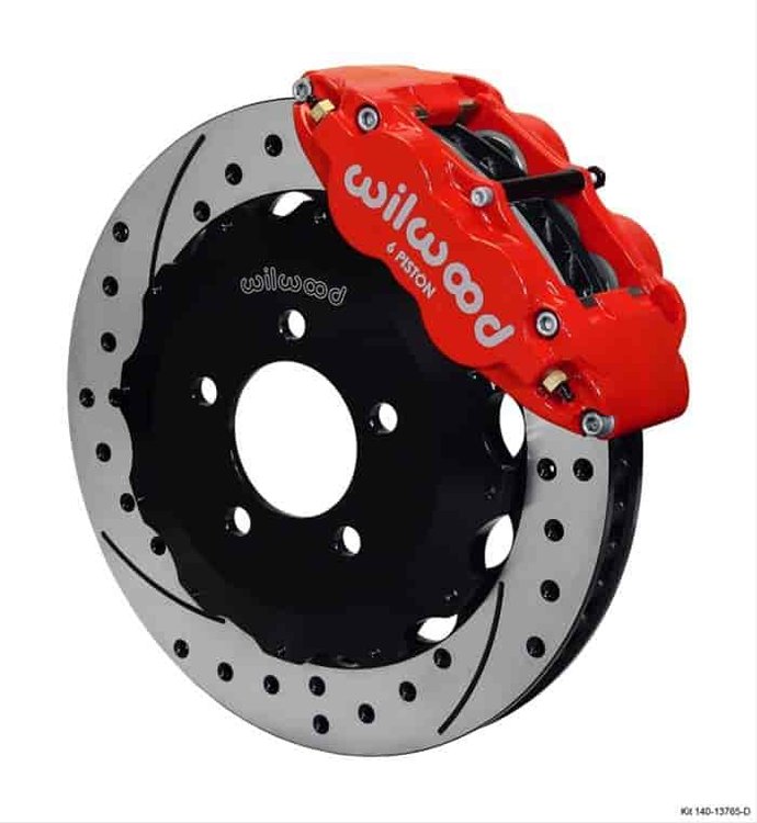 Forged Narrow Superlite 6R Big Brake Kit 1964-1970 Ford Mustang w/ Detroit Speed Suspension