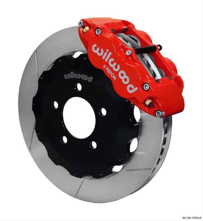 Forged Narrow Superlite 6R Big Brake Kit 1964-1970 Ford Mustang w/ Detroit Speed Suspension