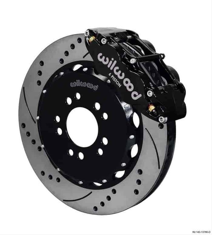 Forged Narrow Superlite 6R Big Brake Kit 1964-1970 Ford Mustang w/ Detroit Speed Suspension
