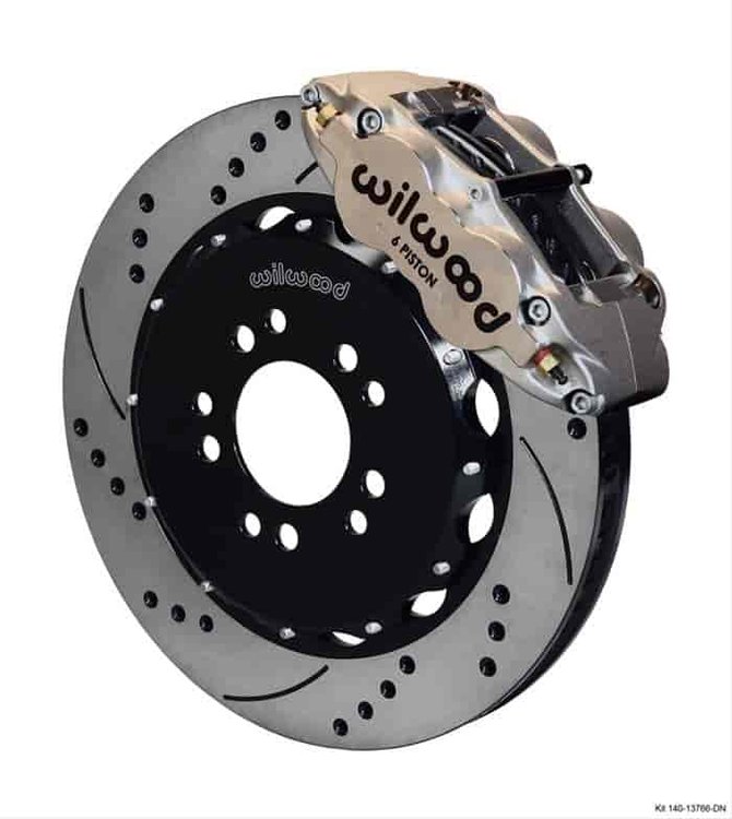 Forged Narrow Superlite 6R Big Brake Kit 1964-1970 Ford Mustang w/ Detroit Speed Suspension