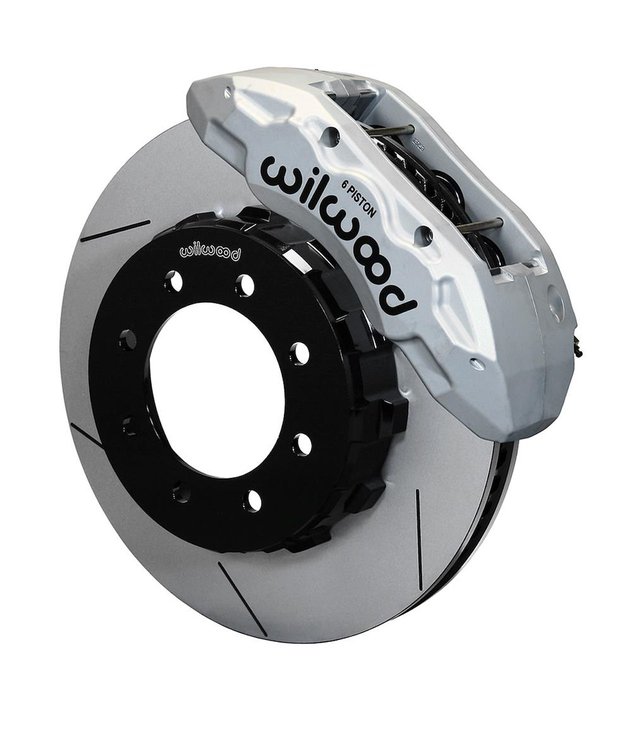 TX6R Truck Front Brake Kit for 1999-2012 Ford F-250/2005-2012 F-350 with Clear Anodized Finish Calipers