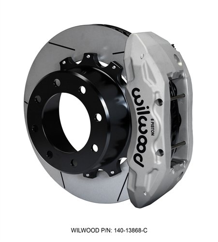 TX6R Truck Rear Brake Kit for 2005-2012 Ford F-250/2005-2012 F-350 with Clear Finish Calipers