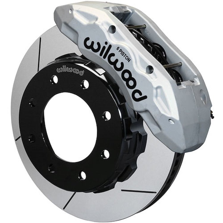 TX6R Truck Front Brake Kit for 2011-2015 Chevy/GMC 2500/3500 with Clear Finish Calipers
