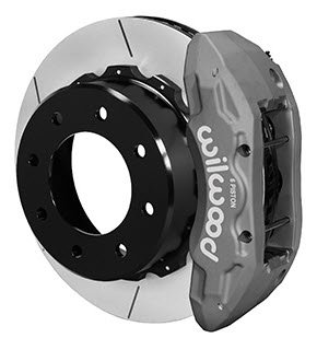 TX6R Truck Rear Brake Kit for 2011-2015 Chevy/GMC 2500/3500 with Clear Finish Calipers