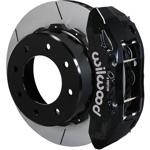 TX6R Truck Rear Brake Kit for 2011-2015 Chevy/GMC 2500/3500 with Black Finish Calipers