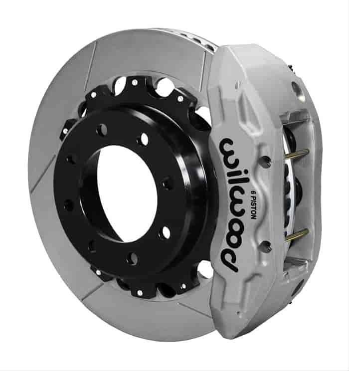 TX6R Truck Rear Brake Kit for 2001-2006 Chevy/GMC 1500/2500, 2005-2009 Hummer H2 with Clear Finish Calipers