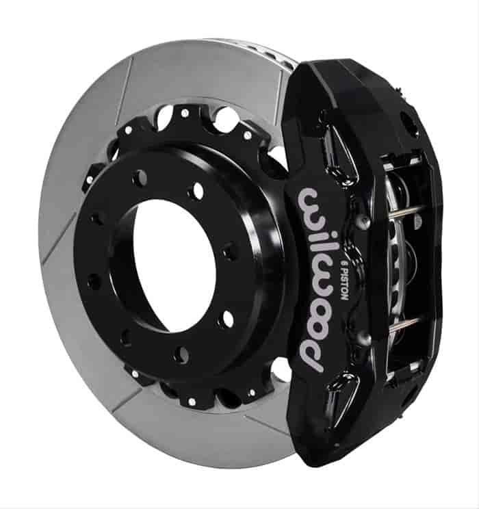 TX6R Truck Rear Brake Kit for 2001-2006 Chevy/GMC 1500/2500, 2005-2009 Hummer H2 with Black Finish Calipers