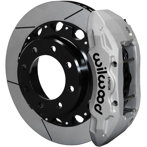 TX6R Truck Rear Brake Kit for 2007-2010 Chevy/GMC 2500, 2007-2013 Suburban/Yukon with Clear Finish Calipers