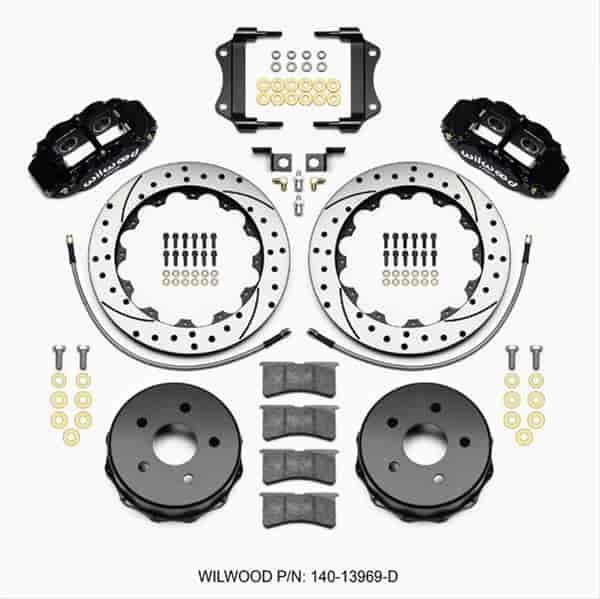 Forged Narrow Superlite 4R Big Brake Rear Brake Kit For OE Parking Brake