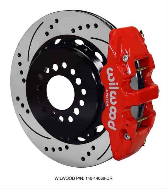 AERO4 Big Brake Rear Brake Kit for OE Parking Brake 2012-2015 Dodge/Chrysler Vehicles