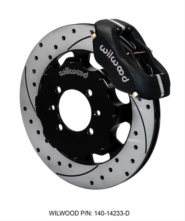 Forged Dynalite Big Brake Front Hat Kit 2016-2017 Mazda Miata/Fiat 124 Spider