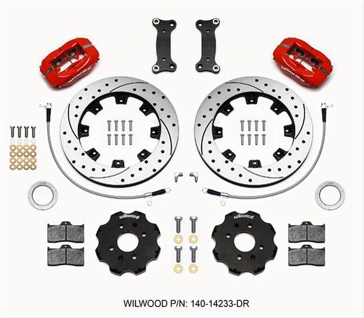 Forged Dynalite Big Brake Front Hat Kit 2016-2017 Mazda Miata/Fiat 124 Spider