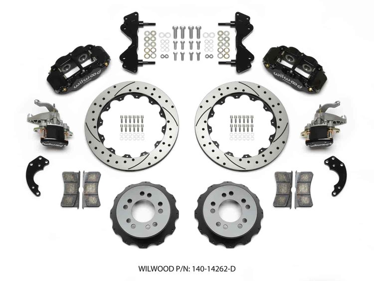 Forged Narrow Superlite 4R Big Brake Rear Brake Kit MC4 Rear Parking Brake